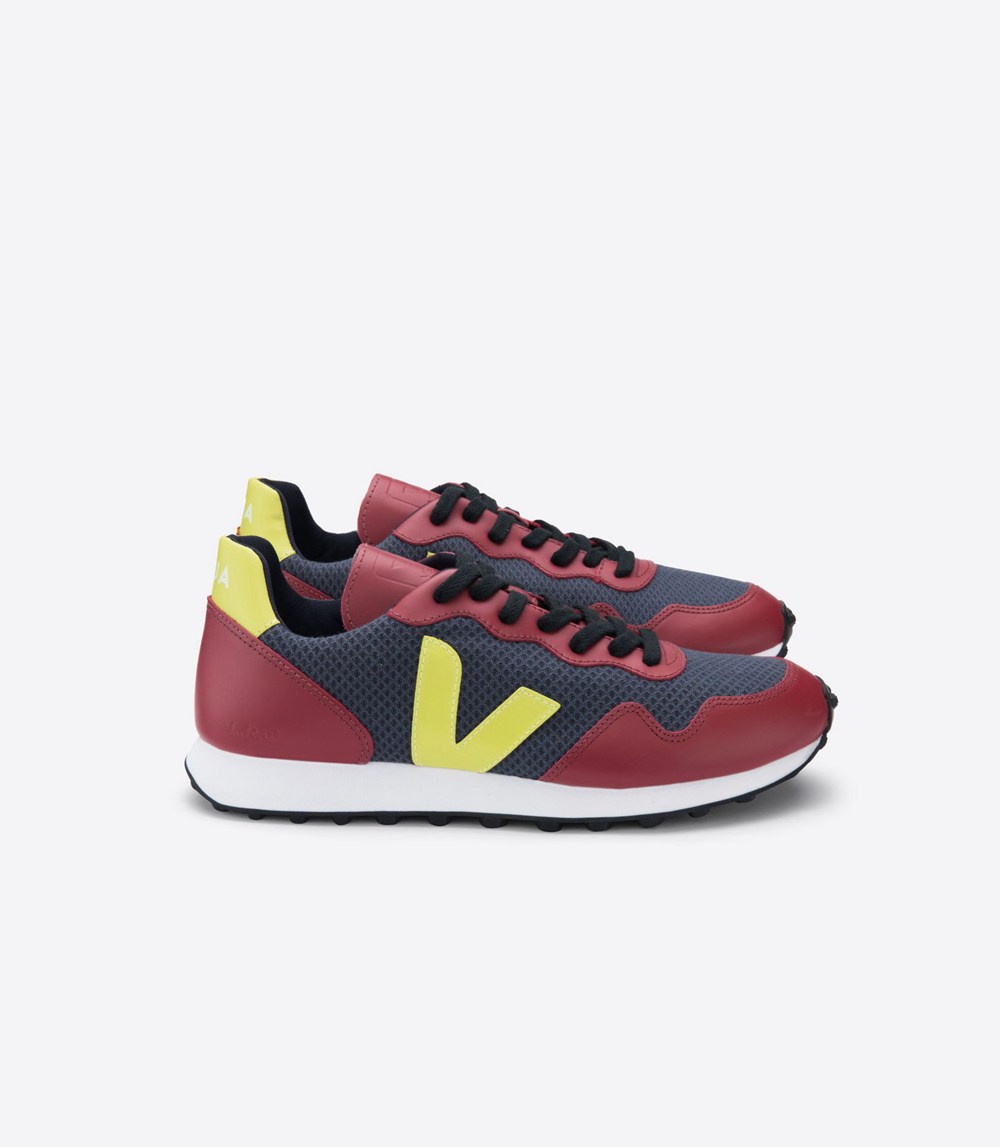 Veja Sneakers Herr - Sdu Hexa Hexamesh Nautico - Röda/Marinblå - 852317-SAU